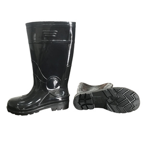 Wholesale Custom Industry Steel Toe Waterproof Rubber Wellington Rain Boots for Men