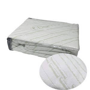 Luxury Bamboo Fiber Jacquard Breathable Waterproof Mattress Cover Protector