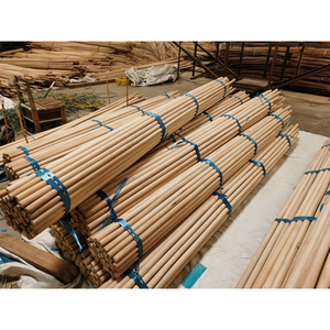 Vietnam Supplier of Natural Rattan Poles with Good Quality for Decor Furniture in Vitranexco Factory