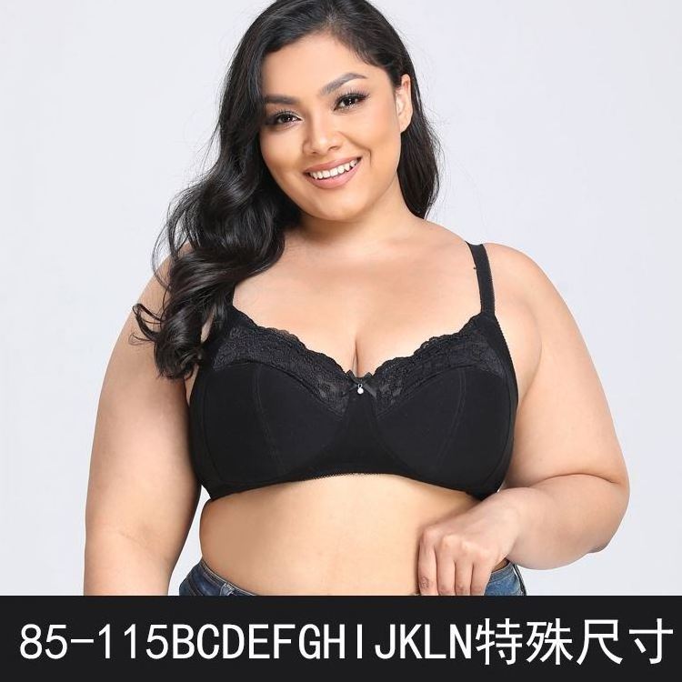 2021 New Special Size Oversized Bra B C D E F G H I J K L M N Cup Cross-border European and American Underwear