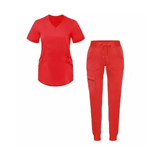 Top Design Stylish Low MOQ Comfortable healthcare clinical medical scrubs Sets nursing uniforms