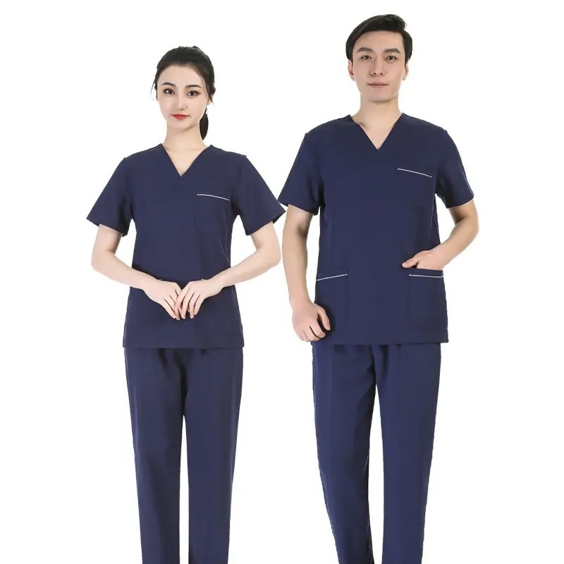 Surgical room hand washing clothes unisex long  and short sleeved handbrushing clothes elastic quick drying doctor nurse uniform