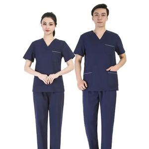 Surgical room hand washing clothes unisex long  and short sleeved handbrushing clothes elastic quick drying doctor nurse uniform