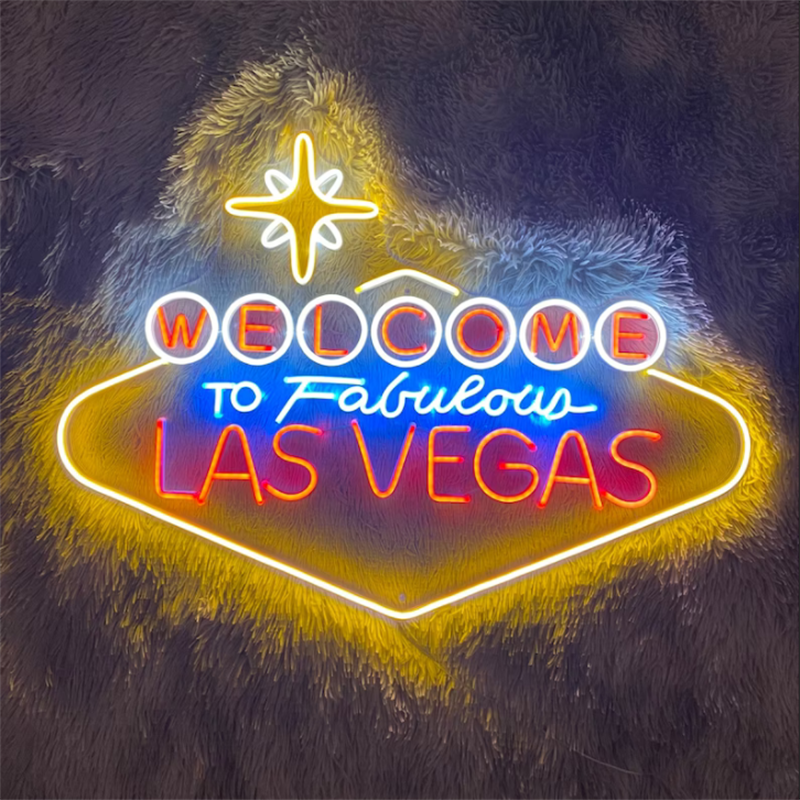 Decorative eye-catching neon wall cowboy casino led neon sign personalized Las Vegas Neon sign