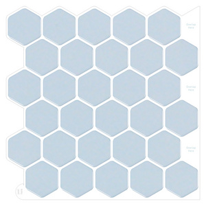 Factory Wholesale Modern Hexagon Design Vinyl Peel And Stick Tile Self Adhesive 3D Wallpapers Backsplash