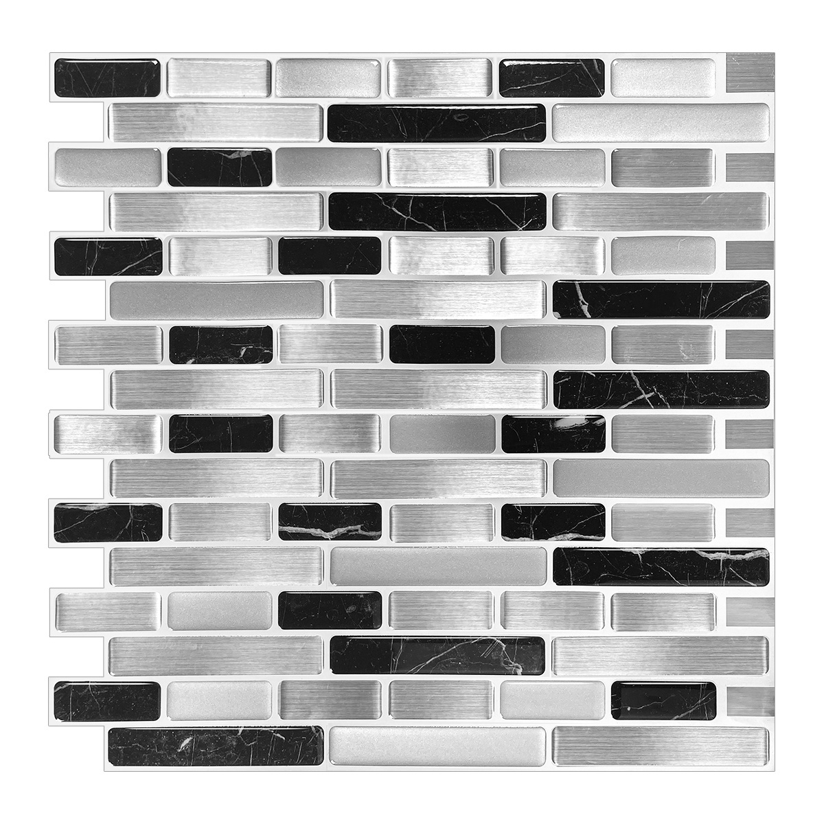 Factory Outlet Self Adhesive Wall Tile Sticker Peel and Stick Wall Tile for Kitchen Backsplash  Bathroom Wall Decoration