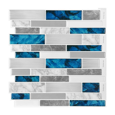 Vivid Tiles 3D Self Adhesive Mosaic Tile Peel And Stick Vinyl Tiles For Kitchen Bathroom Living Room Backsplash