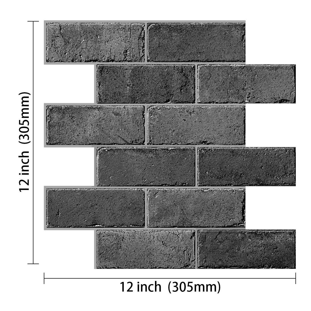 Vivid Tiles Factory Outlet Hot Selling Peel And Stick Tile Self-Adhesive Wall Tiles House Decoration 3D Brick Wall Paper