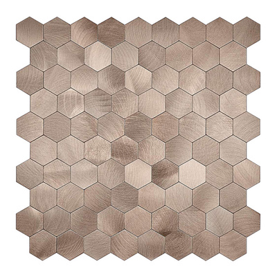 Factory Outlet Peel And Stick Wall Tiles PVC Waterproof Home Decoration 3D Self-Adhesive Metal Mosaic Decoration Wall Covering