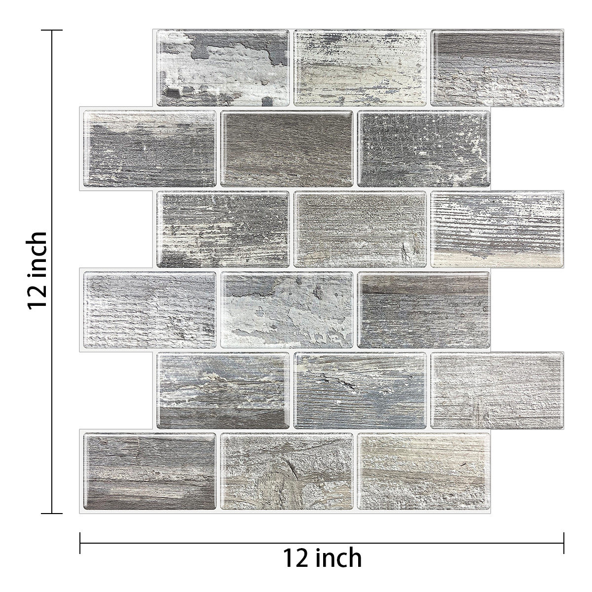 Vivid Tiles Best Selling Peel And Stick Tile Self-Adhesive Wall Tiles Wallpaper Waterproof Removable For House Decoration