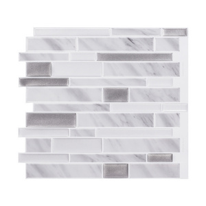 Peel and Stick Backsplash Wall Tile Waterproof Peel and Stick Shower Tile Stick on Mosaic Tile for Kitchen Interior Wall Decor