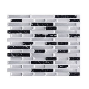 Self Adhesive Wall Tiles for Kitchen Backsplash  Peel and Stick Tile for Shower Walls Adhesive Tile Sticker 11"x9.25"