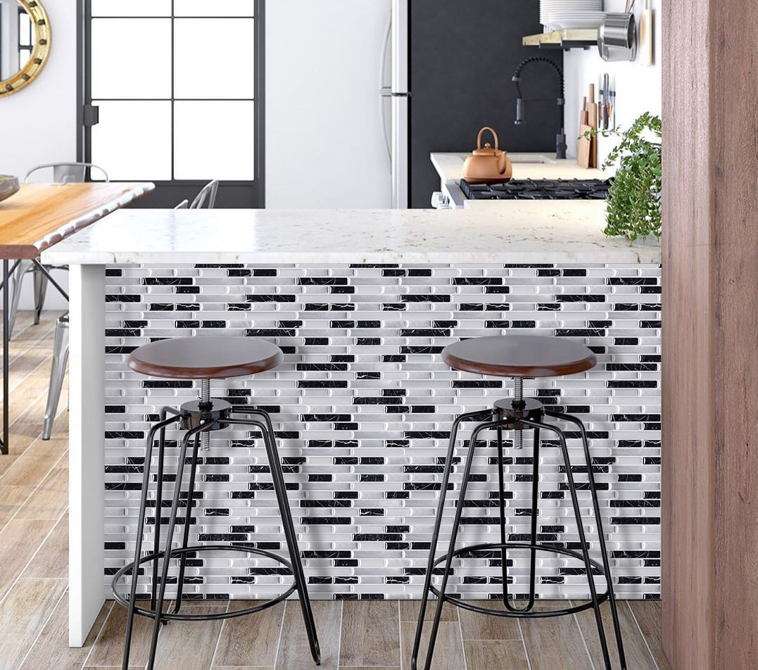 Self Adhesive Wall Tiles for Kitchen Backsplash  Peel and Stick Tile for Shower Walls Adhesive Tile Sticker 11