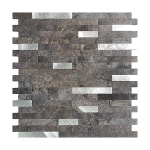 New Trend Peel and Stick Backsplash Tile for Kitchen Faux Stone Backsplash