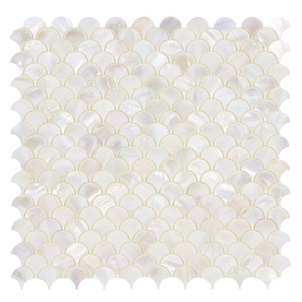 Pearl shell design self adhesive Wall Tile Easy DIY Mould-proof Function Waterproof Stick on Wall for Home Decor