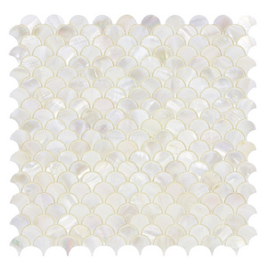 Pearl shell design self adhesive Wall Tile Easy DIY Mould-proof Function Waterproof Stick on Wall for Home Decor