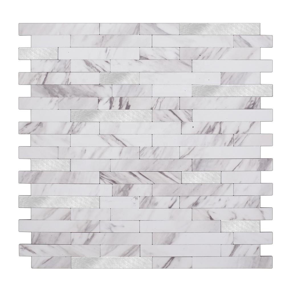 Stick and Go Wall Tile Backsplash Peel and Stick Mosaics