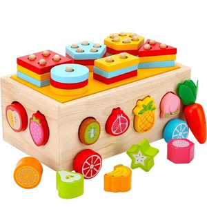 Wholesale Simulation Pretend Play Cash Calculator Toys Supermarket Wooden Toy Cash Registers For Kids