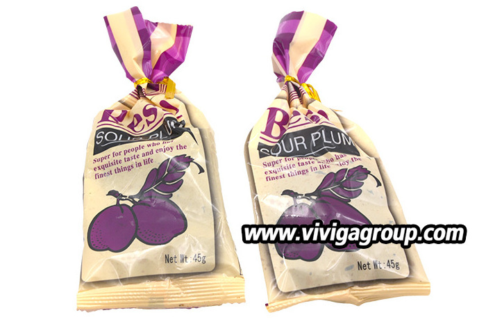 Customized wholesale private label Chinese Dried fruit sweet sour plum