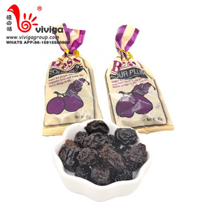 Customized wholesale private label Chinese Dried fruit sweet sour plum