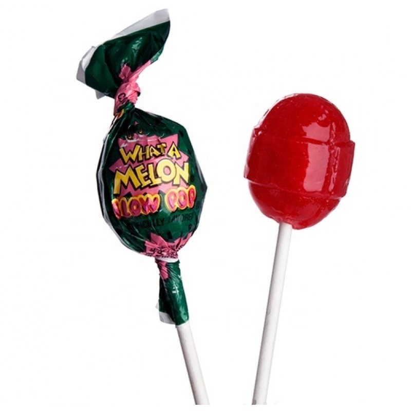 OEM colorful super big bom pin pon bubble gum lollipop candy