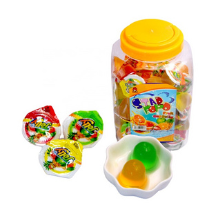 100 Pcs Round Jar Assorted Mini Jar Fruit Pudding Jelly