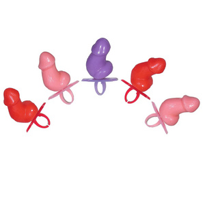 Wholesale Custom Bachelorette Party Favors Sweet Sour Fruit Flavor Penis Ring Hard Candy