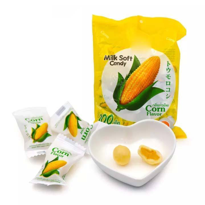 Wholesale Thailand Corn Flavor Chewy My Milk Soft Gummy Candy