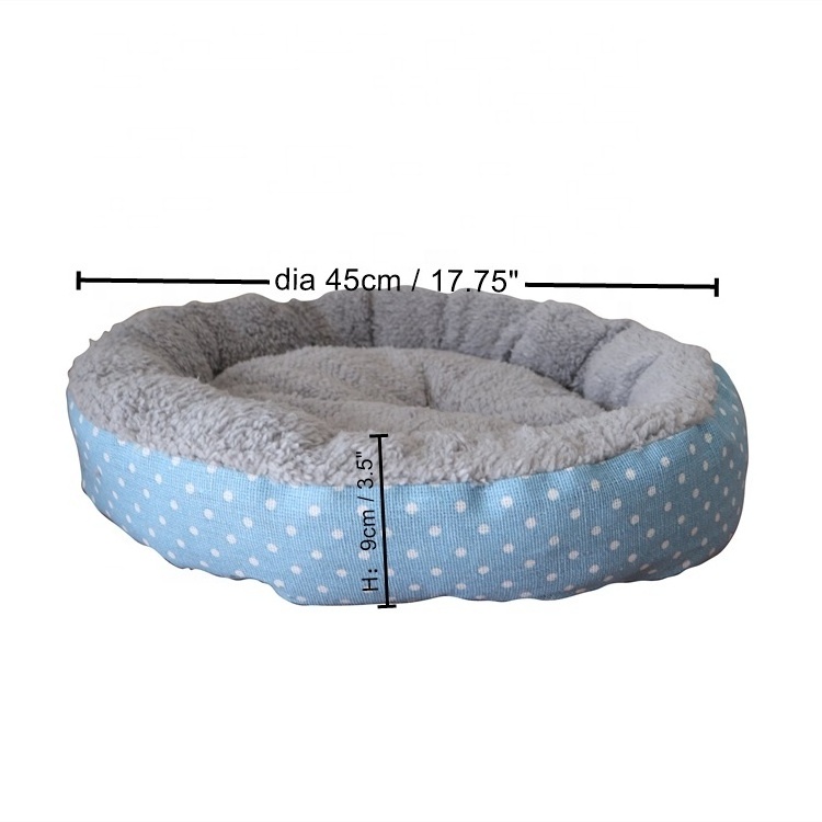 PAWS HOME Dog Sleeping Bed Furry Pet Accessories Nest Anxiety Pet Bed for Pets