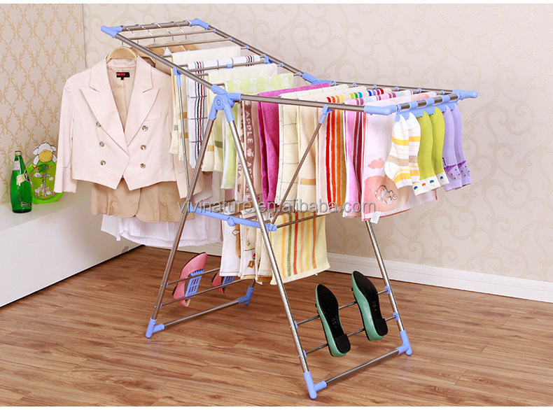 Foldable Wing baby clothes hanging rack