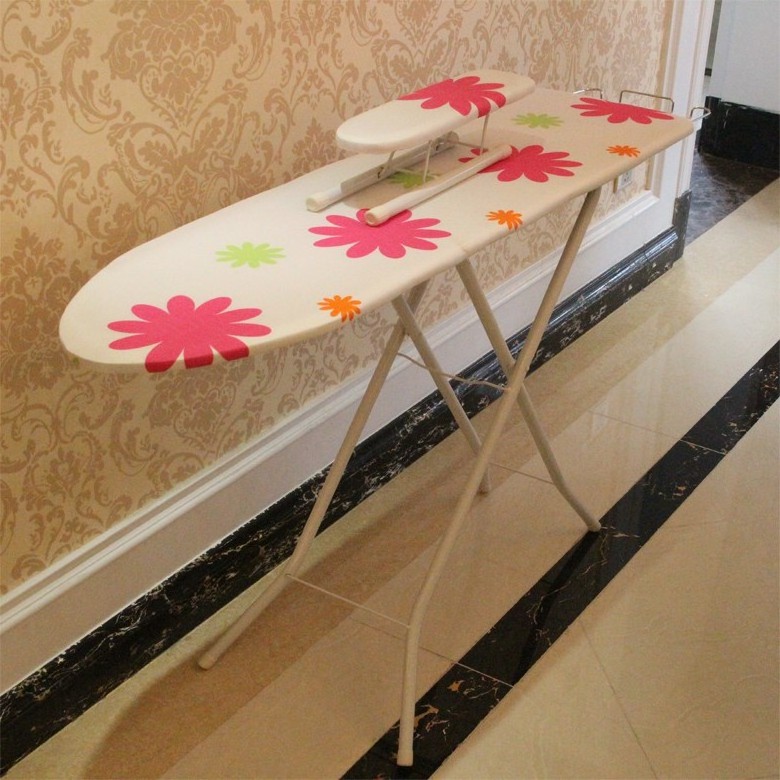 Wood ironing board for hotel,ironing board table with 4 steps to adjust height