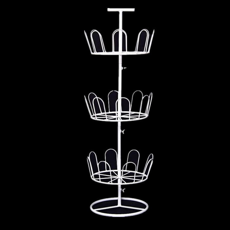 3 tiers round revolution shoe tree organizer shoe storage rack