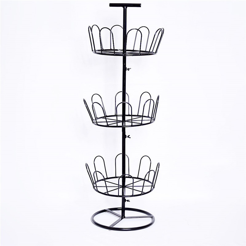 3 tiers round revolution shoe tree organizer shoe storage rack