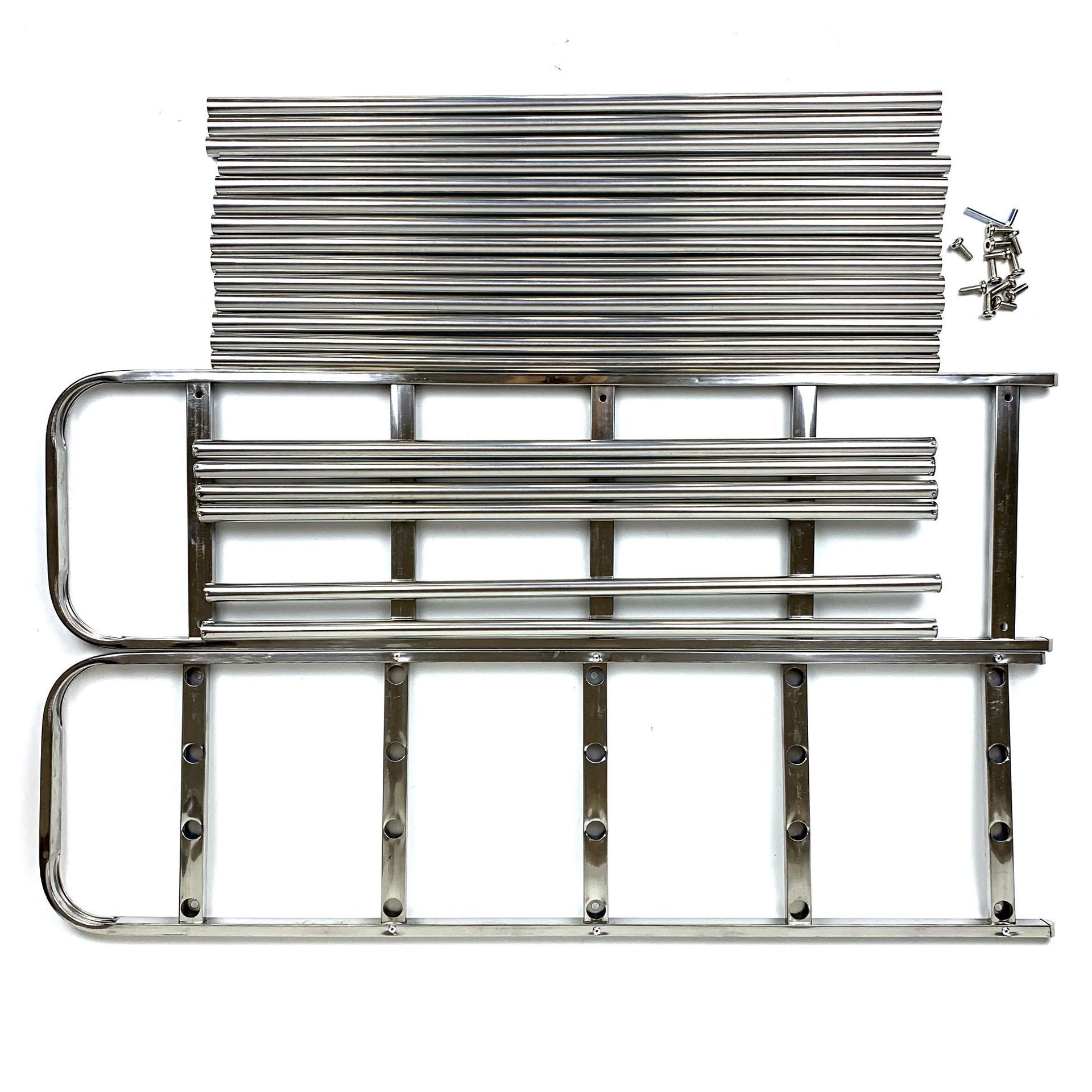 4 tiers Stainless steel shoe rack and boot rack