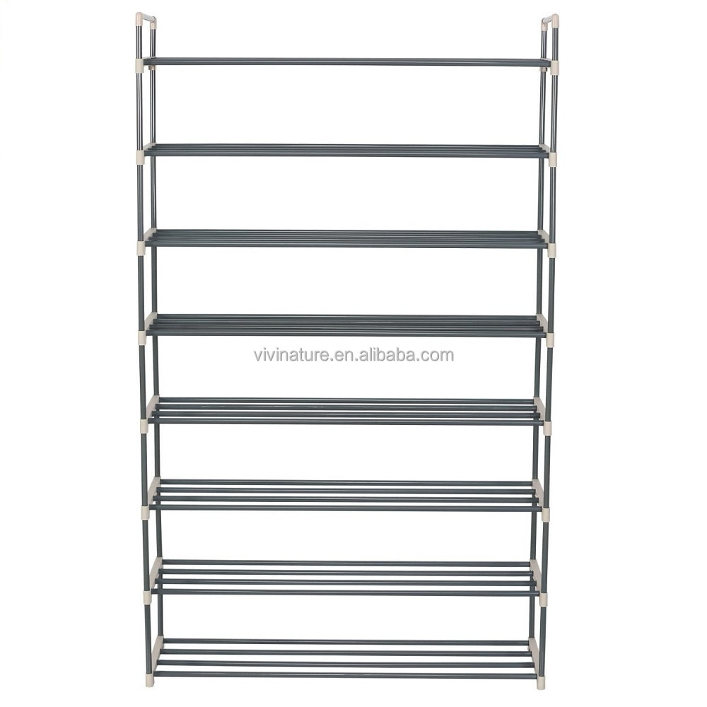 Larger size stackable 8 tiers shelves Shoe Rack for 48 Pairs shoes storage organized shoes rack shelf