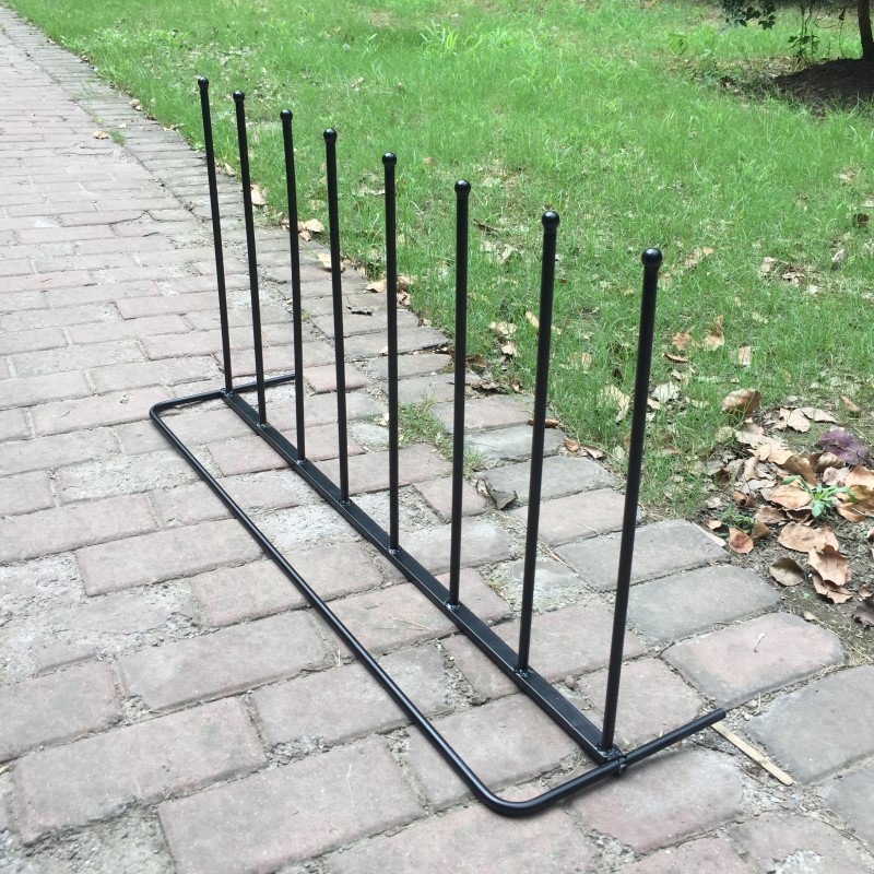 Detachable  metal hanger Boot Rack with long hanging ball rod