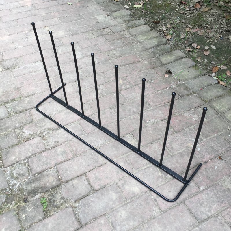 Detachable  metal hanger Boot Rack with long hanging ball rod