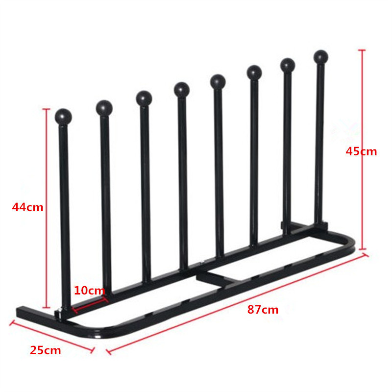 Detachable  metal hanger Boot Rack with long hanging ball rod