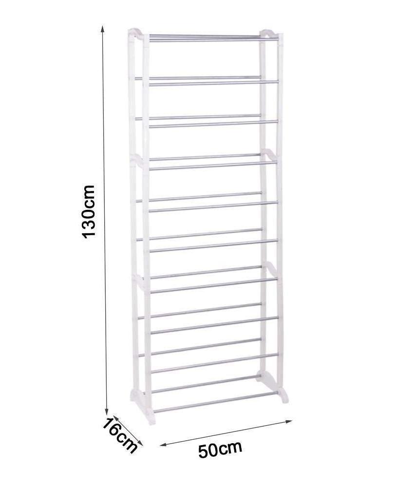 10 Tier Shoe Tower Shoes Closet Organizer For 30 Pairs