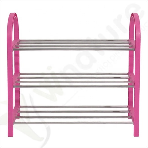 3 tier metal iron shoes rack shoe organizer