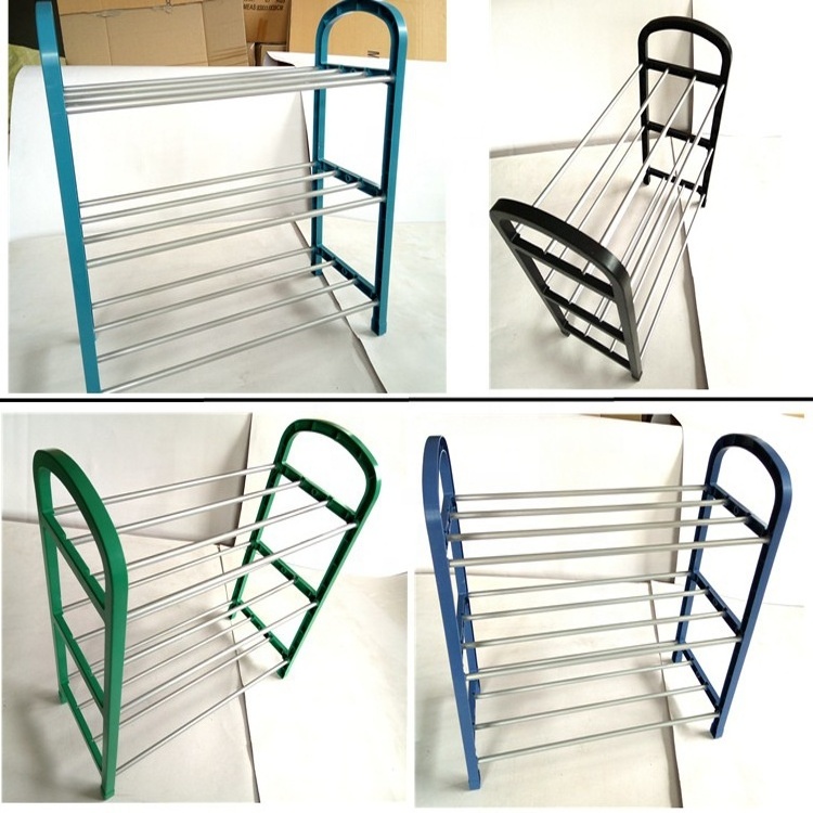 3 tier metal iron shoes rack shoe organizer