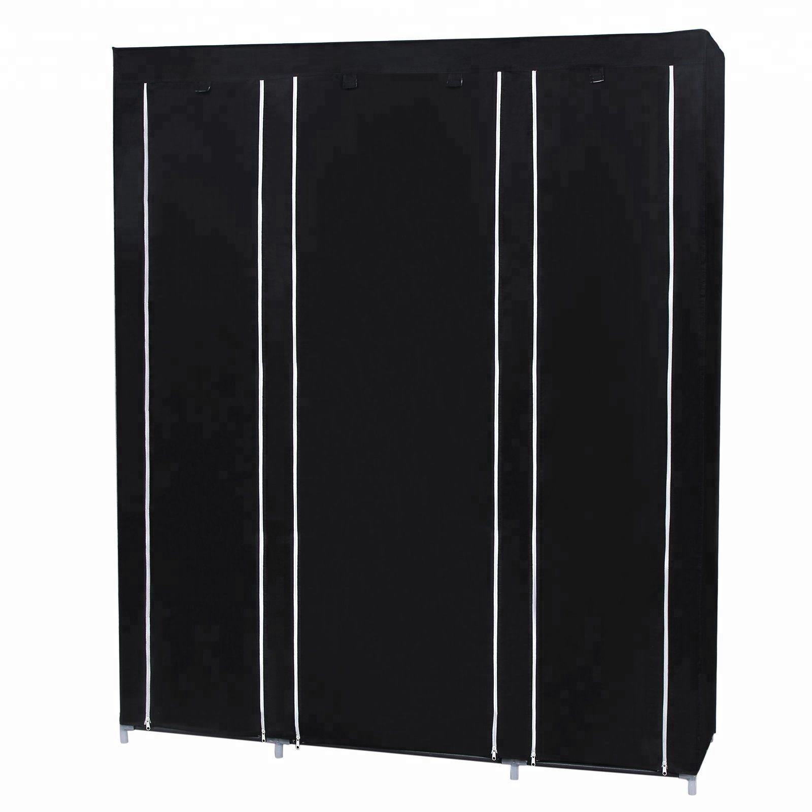 Portable Durable Fabric Closet Cloth Storage Organize Wardrobe