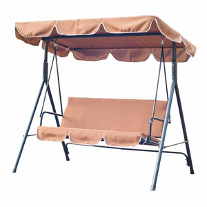 3 seat high quality patio swing with canopy outdoor furniture