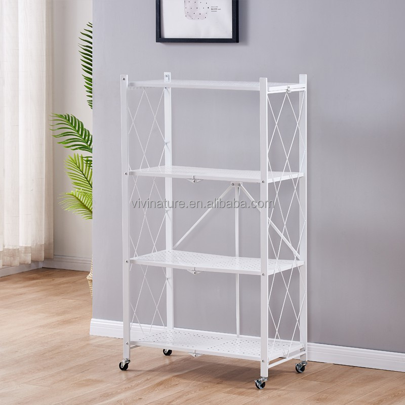 Foldable Rohs and CE certified metal storage shelves