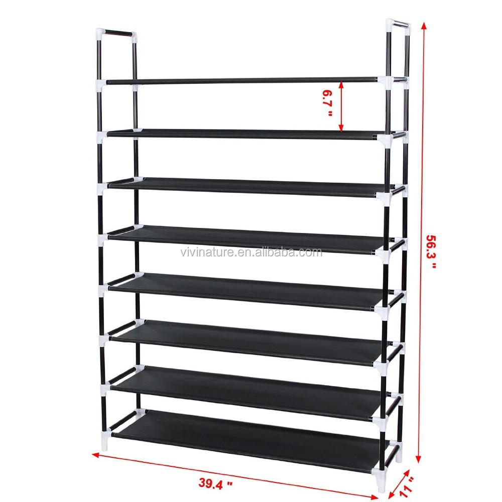 Shoe Rack Storage Organizer Shelf Standing Portable Home Closet Bedroom Tower