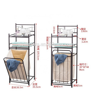 Rolling Laundry Hamper Sorter and Laundry Cart with Detachable Bags Mobile Laundry Trolley