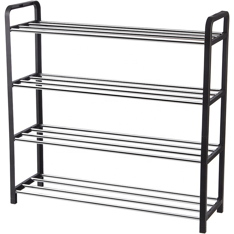 Cheapest Metal and Plastic Shelf  5 tiers Shoes  Storage Rack