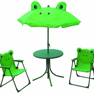 Hot selling kids folding chair umbrella and table used for garden and beach