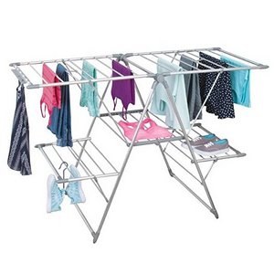 Expandable Metal Clothes Drying Rack for Laundry Room