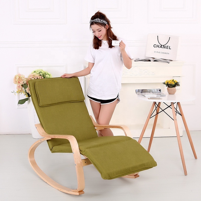 Outdoor Indoor Adjustment Patio Rocking Sofa Chair with Cushion Zero Gravity Lounge sofa bed Chair Vintage Recliners Style